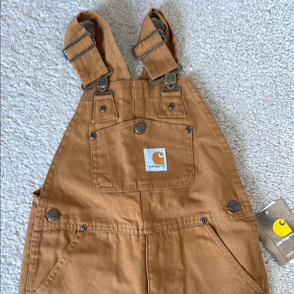 Carhartt Kids Tan Overalls